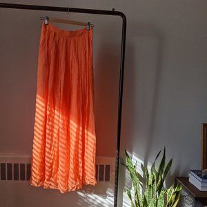Charlie Jade Pleated Chiffon Maxi Skirt